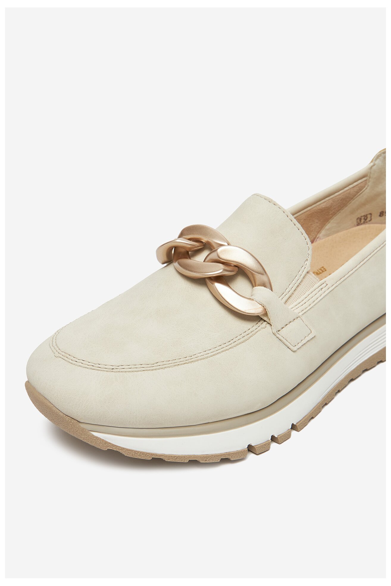 Mokasyn Rieker 49051-60 Kremowy