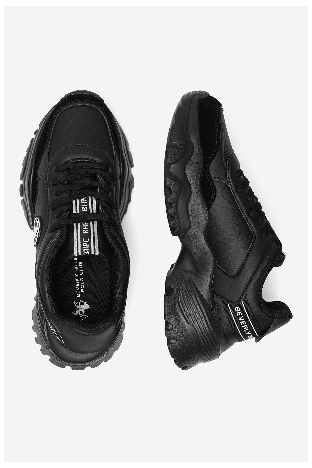 Sneakerși Beverly Hills Polo Club WFA3160-1 NEGRU