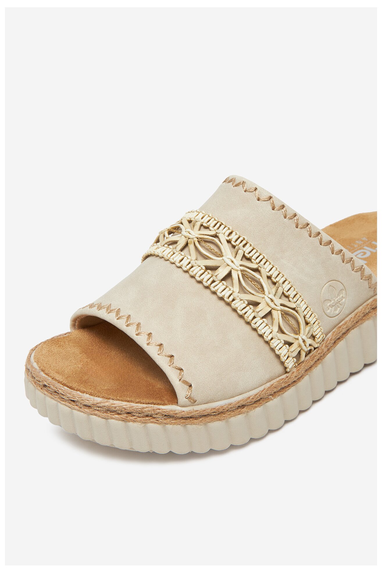 Klapki Rieker CEO-69278-60 Beżowy jasny