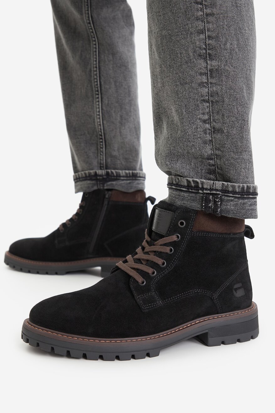 
                G-STAR RAW - Trzewiki zamszowe ocieplane - 5906751392546