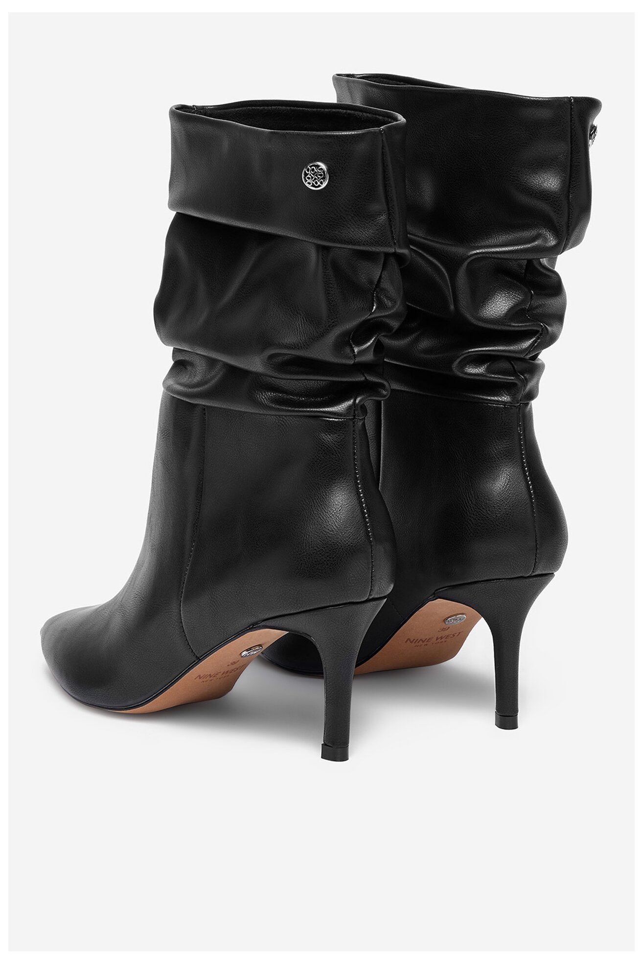 Bokacsizma NINE WEST CEO-SAMIRA-01 FEKETE