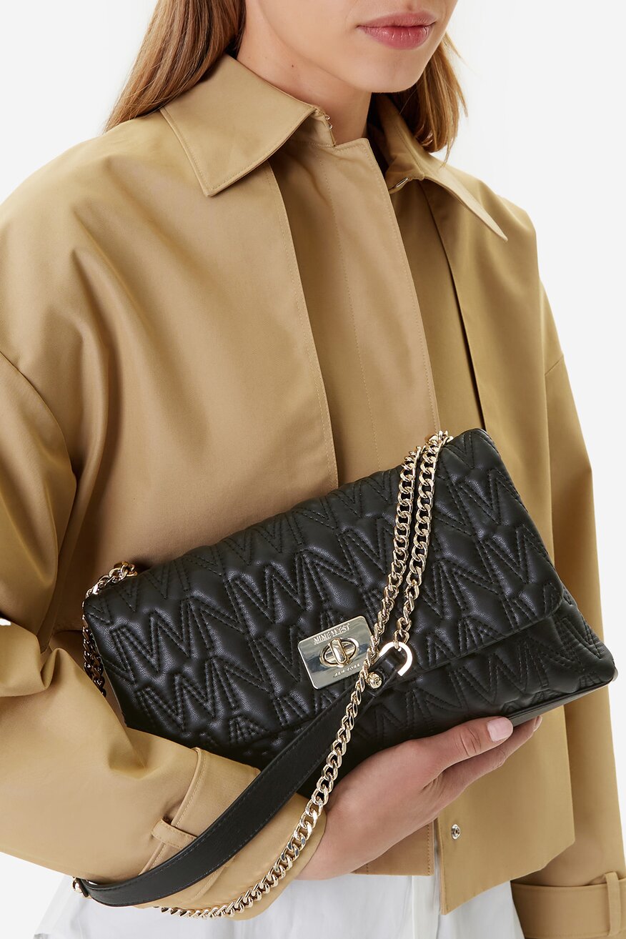 Kézitáska NINE WEST FEKETE - 5906751317341