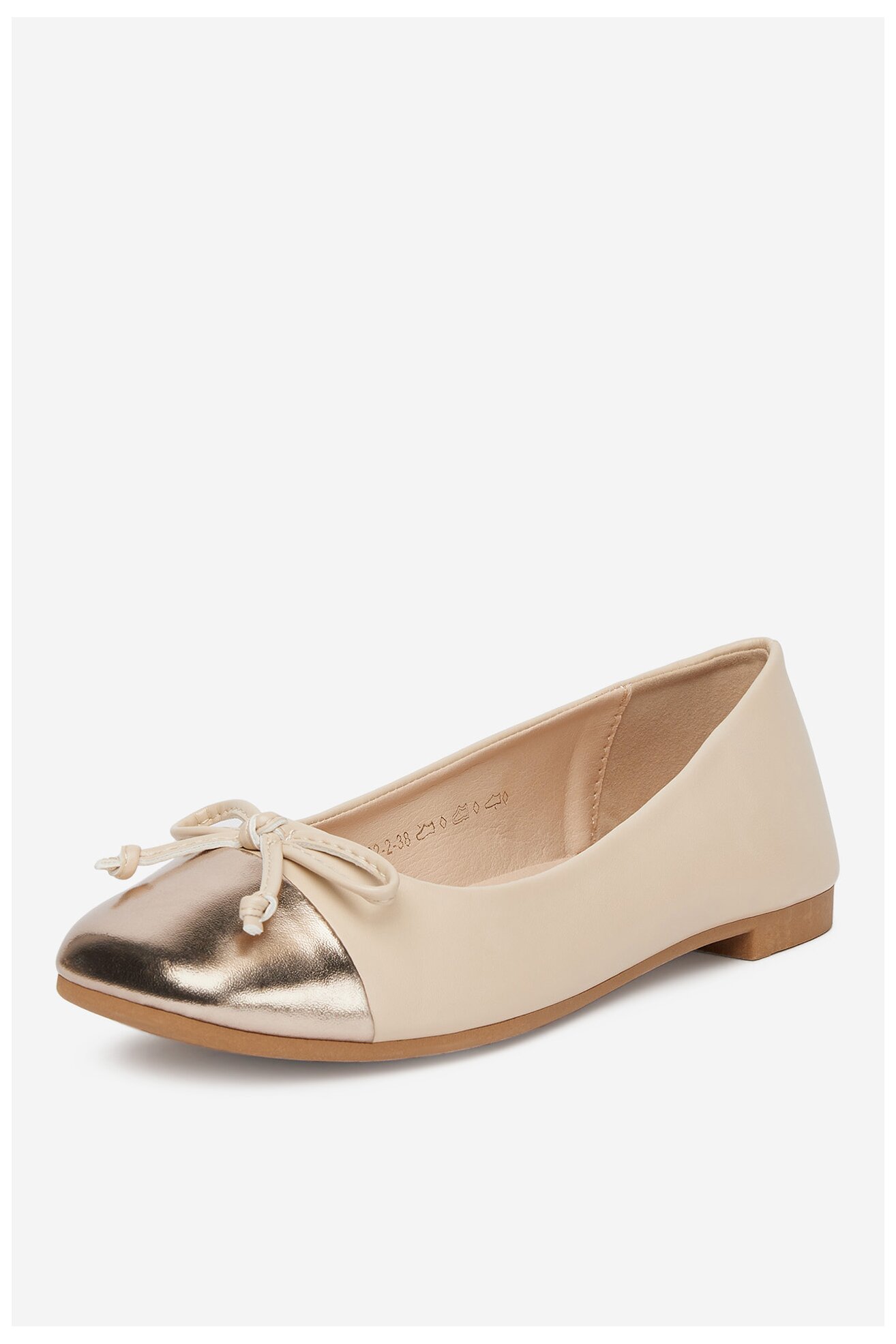 Baleriny Jenny WFA3602-2 Beżowy