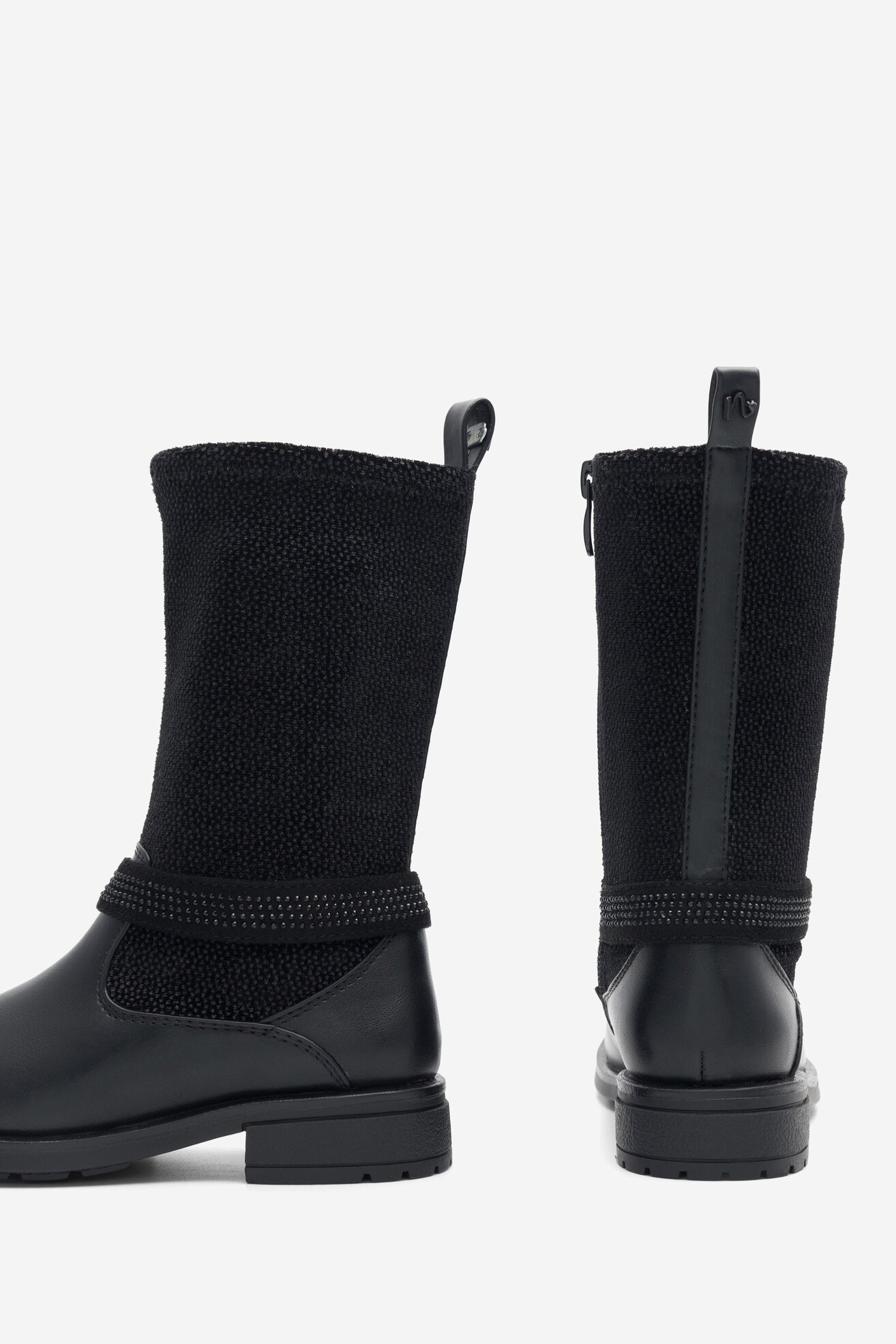 Kozaki Nelli Blu CS22AWBL4189 Czarny