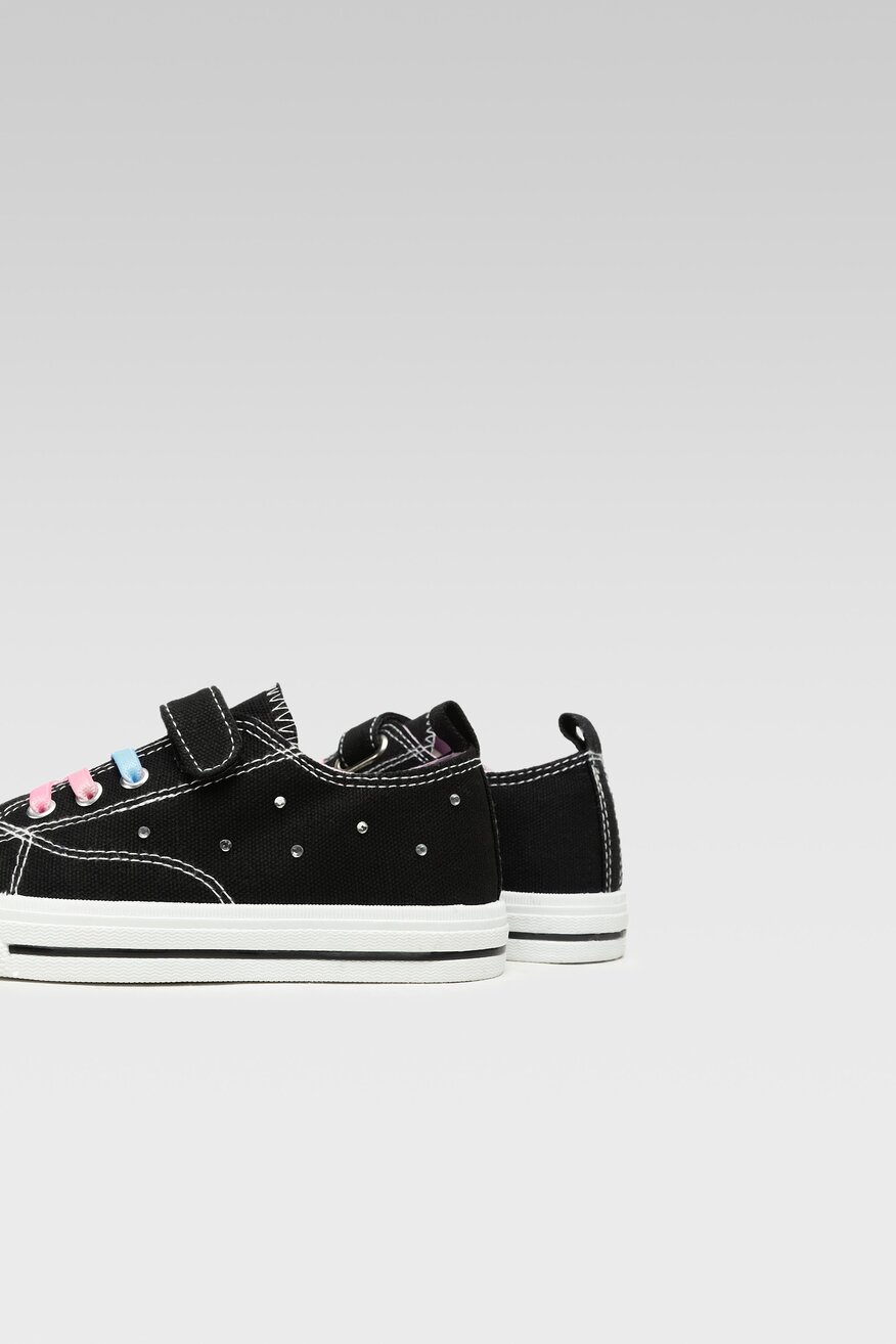 Pantofi pânză Nelli Blu NEGRU - 5904248824990