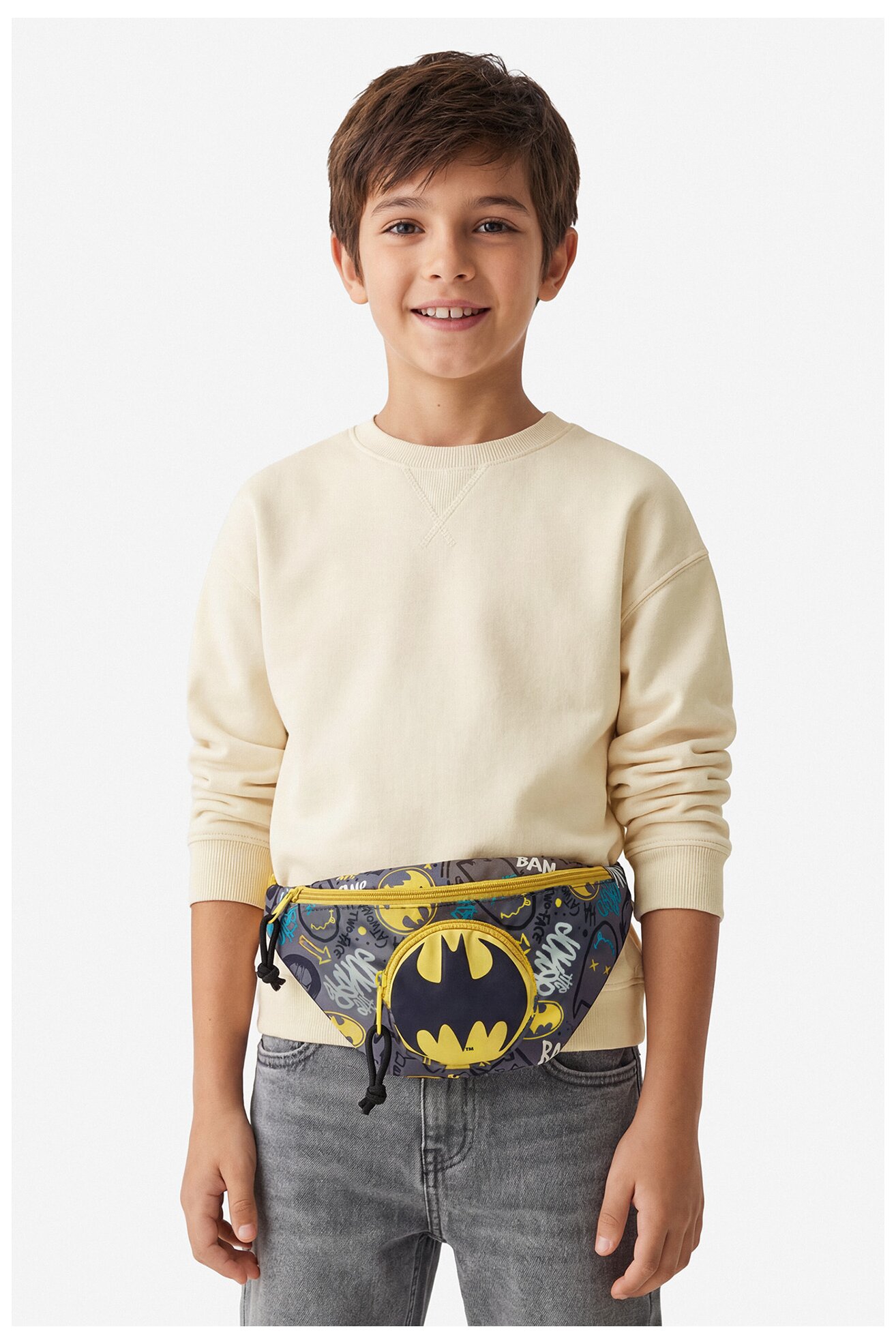 Сумка З Ремінцем Batman CEO-ACCCS-SS26-228WBBAT СІРИЙ