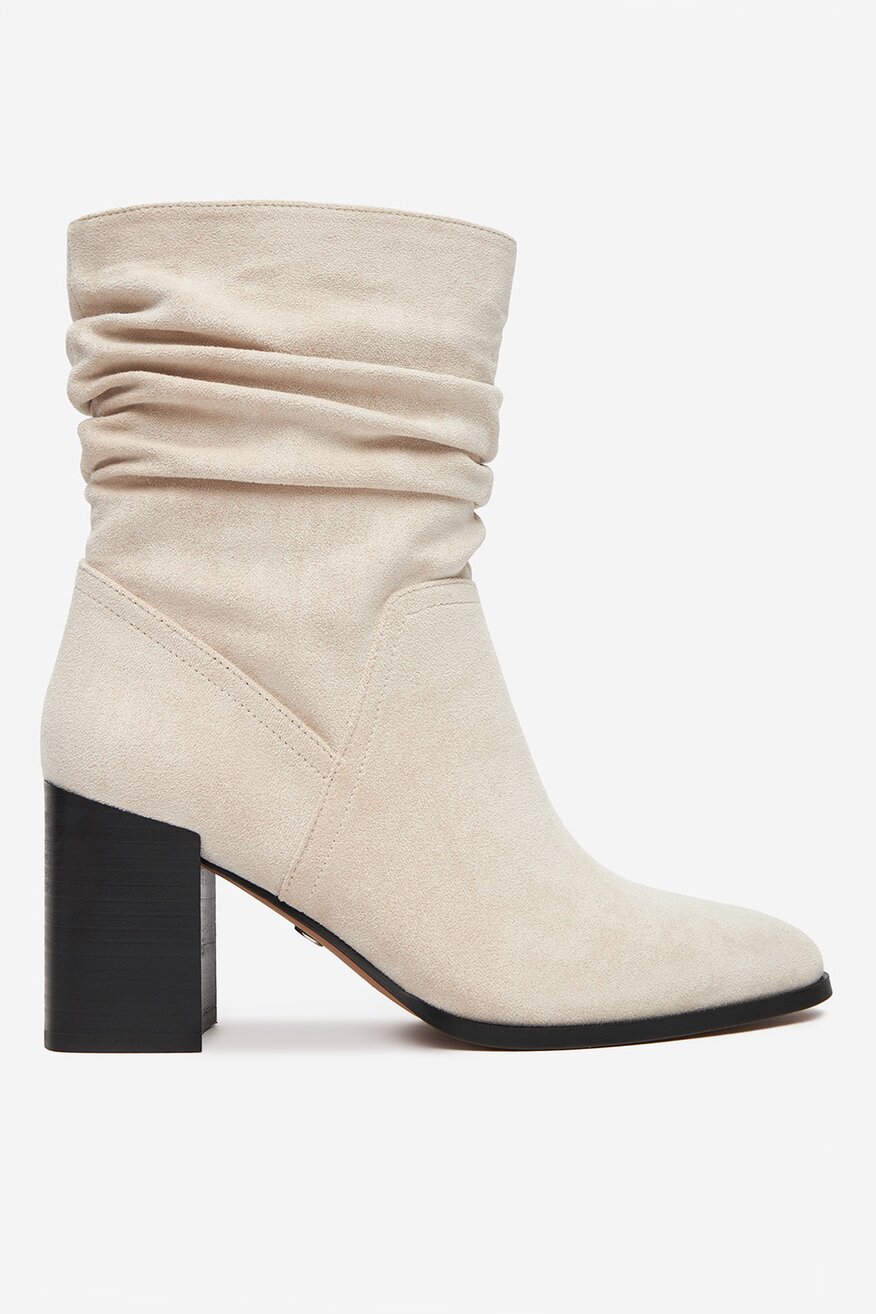 Kotníková obuv NINE WEST BÉŽOVÁ - 5906751329191
