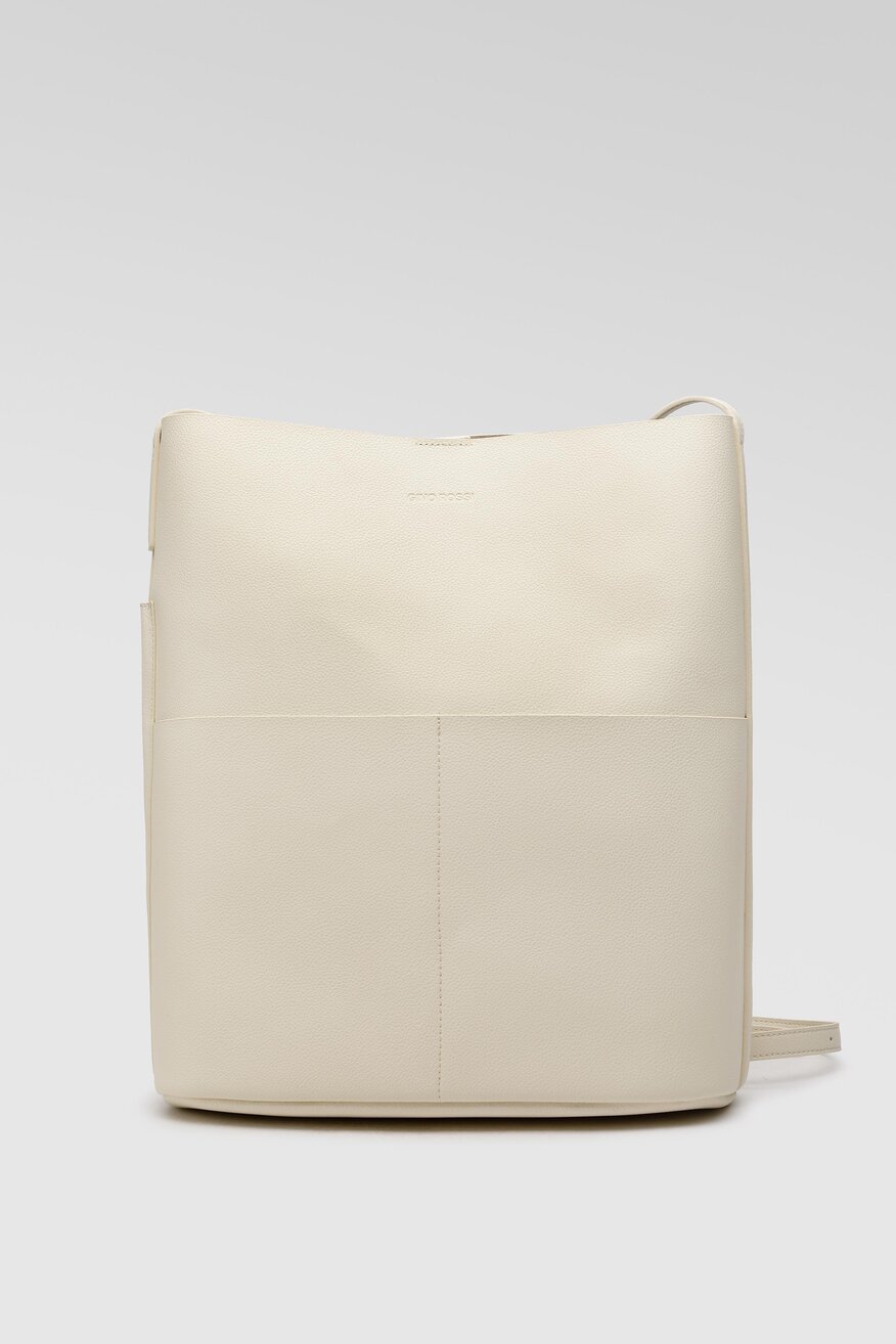 
                Gino Rossi - Torebka skórzana beżowa - 5904862397054