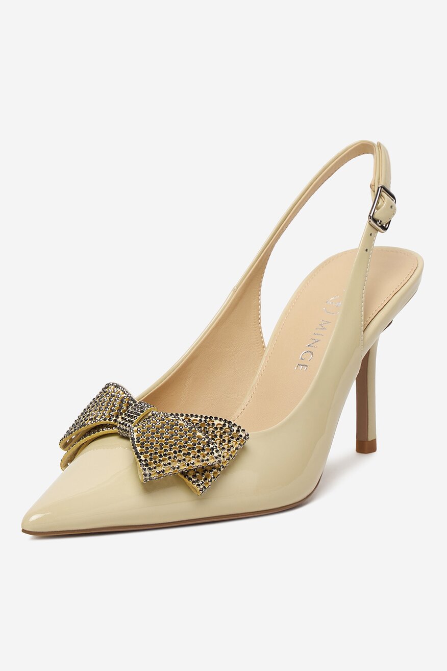 
                EVA MINGE - Czółenka skórzane - 5906751677094