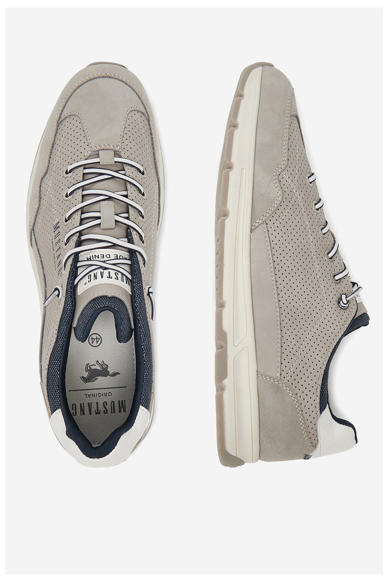 Sneakerși Mustang 4195-302 GRI DESCHIS