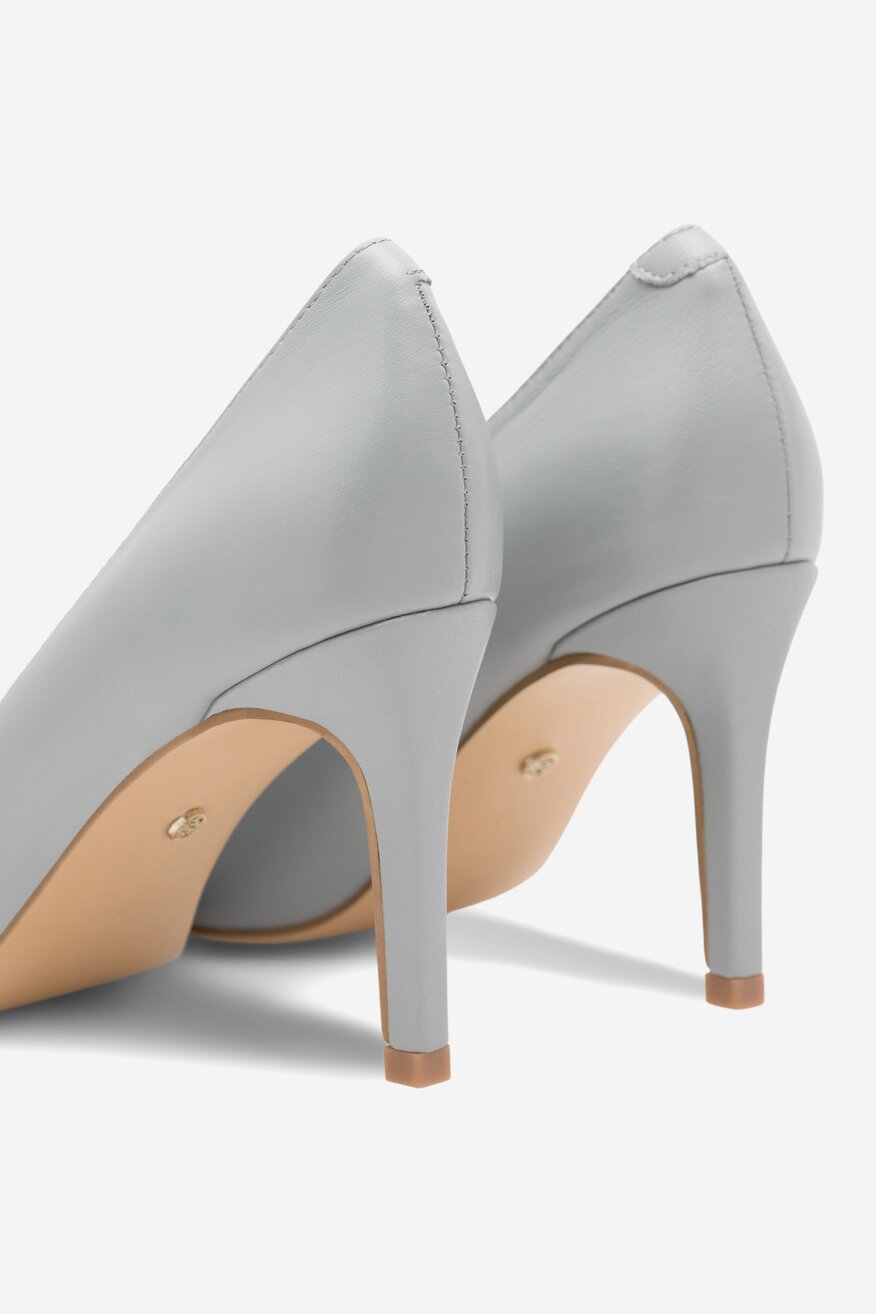 Lasocki - Czółenka skórzane na szpilce - 5905588486534