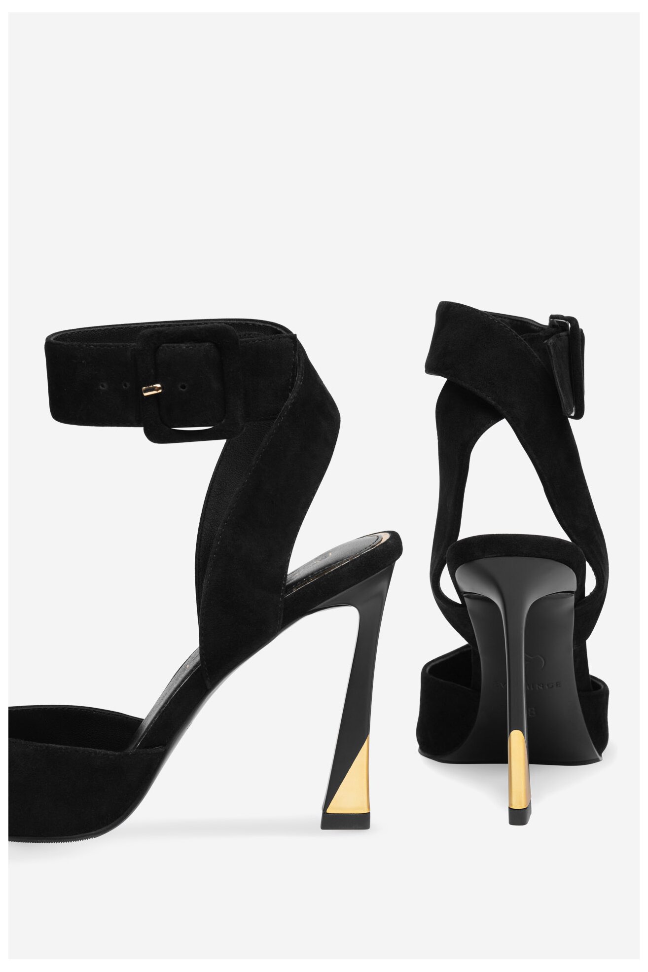 Pantofi cu toc EVA MINGE SUZANNE-1112A-8 NEGRU