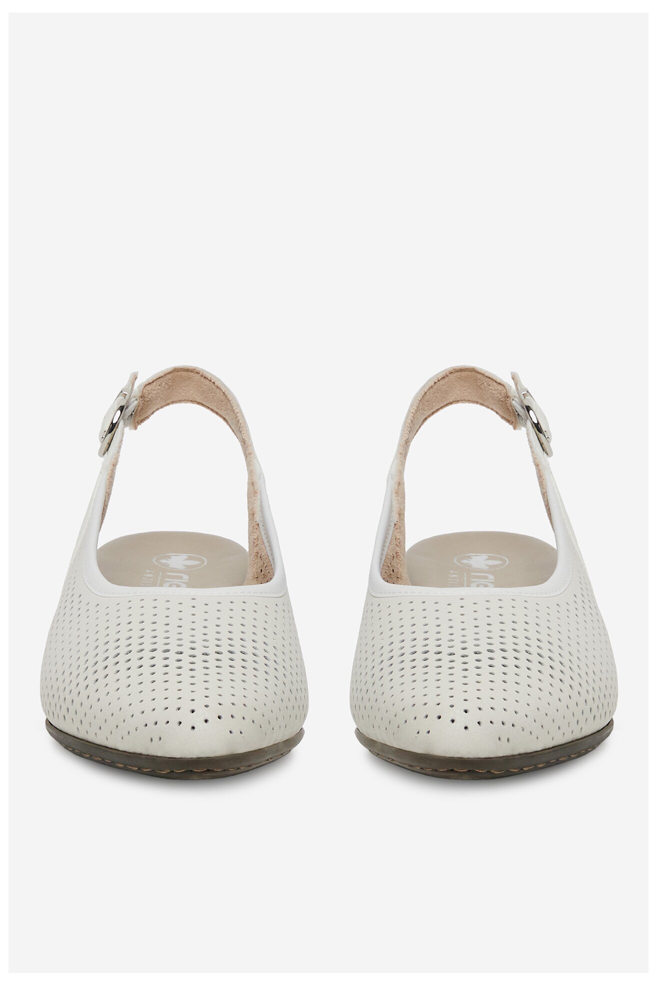 Елегантни обувки Rieker CEO-47066-80 БЯЛ