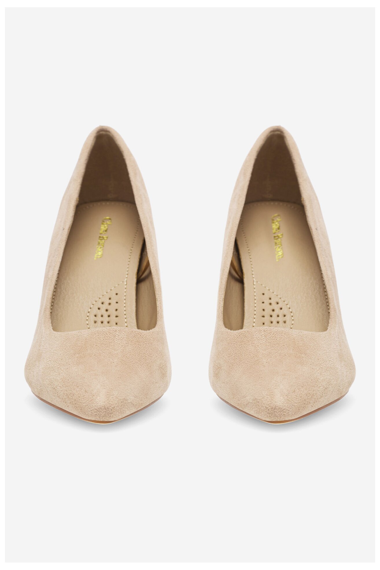 Czółenka Clara Barson JD23-0417-76 Beżowy