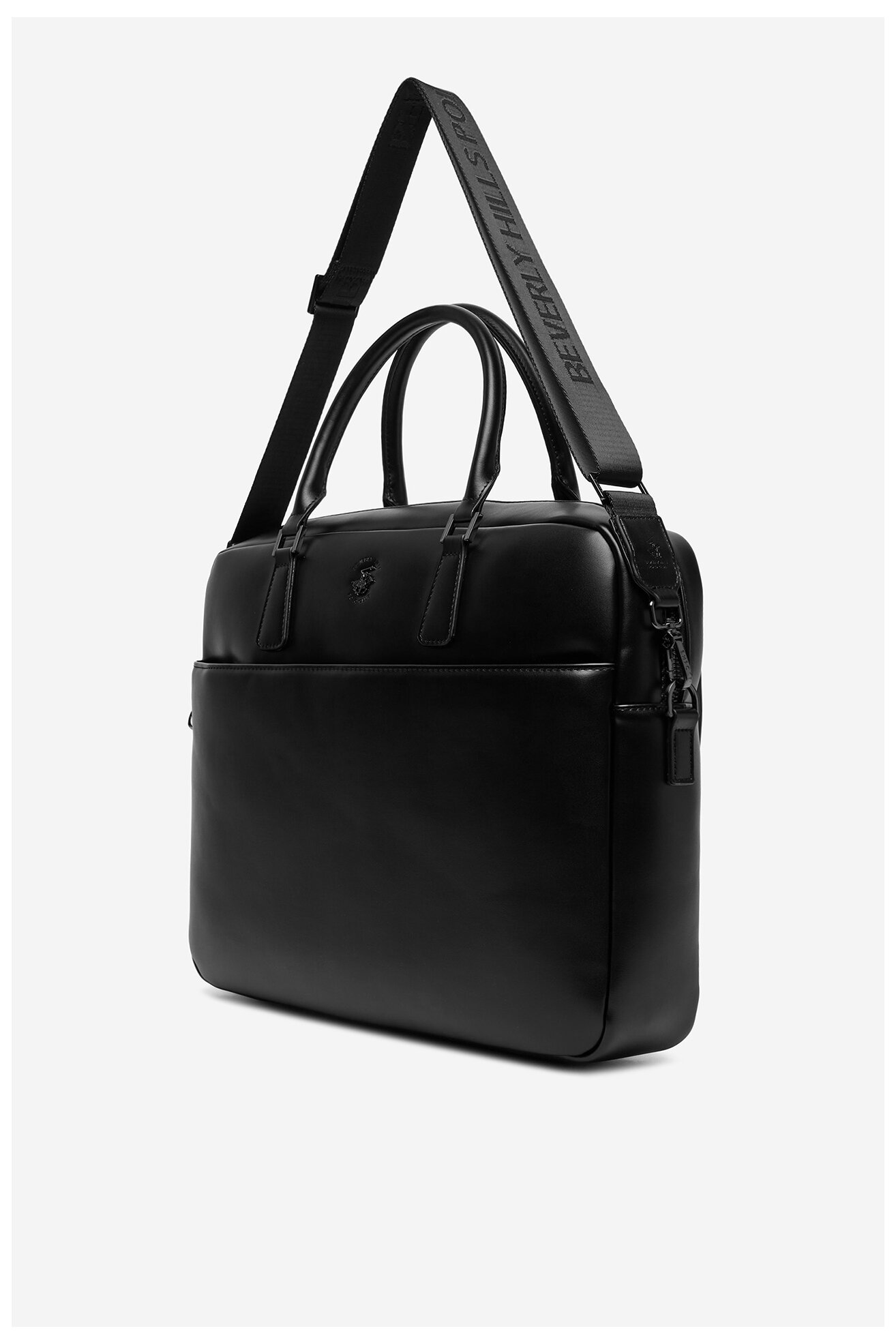 Torba męska Beverly Hills Polo Club CWBEO-BHPC-L-016-07 Czarny