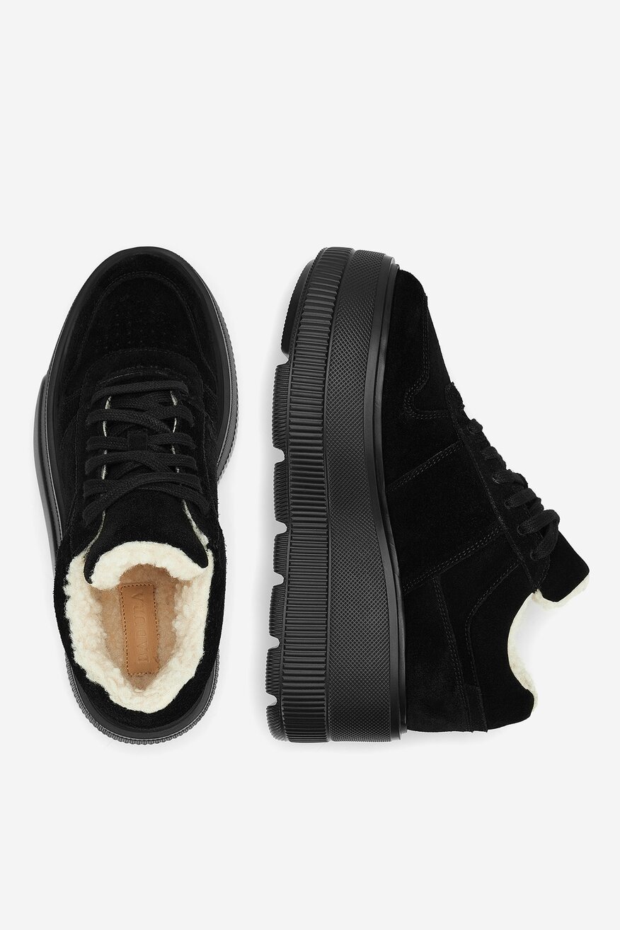Badura - Sneakersy zamszowe ocieplane - 5905588966685