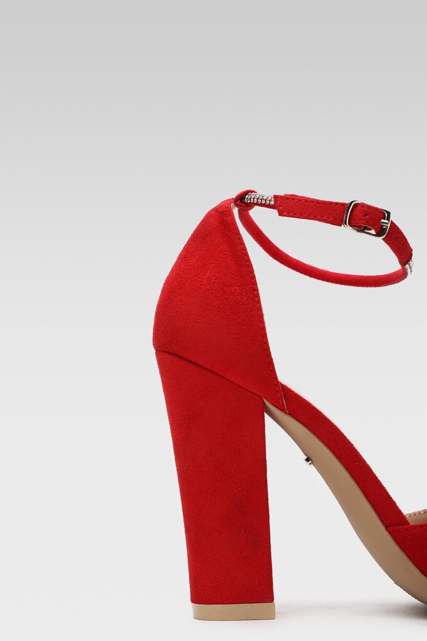 
                Pantofi cu toc DeeZee ROŞU - 5903698844855