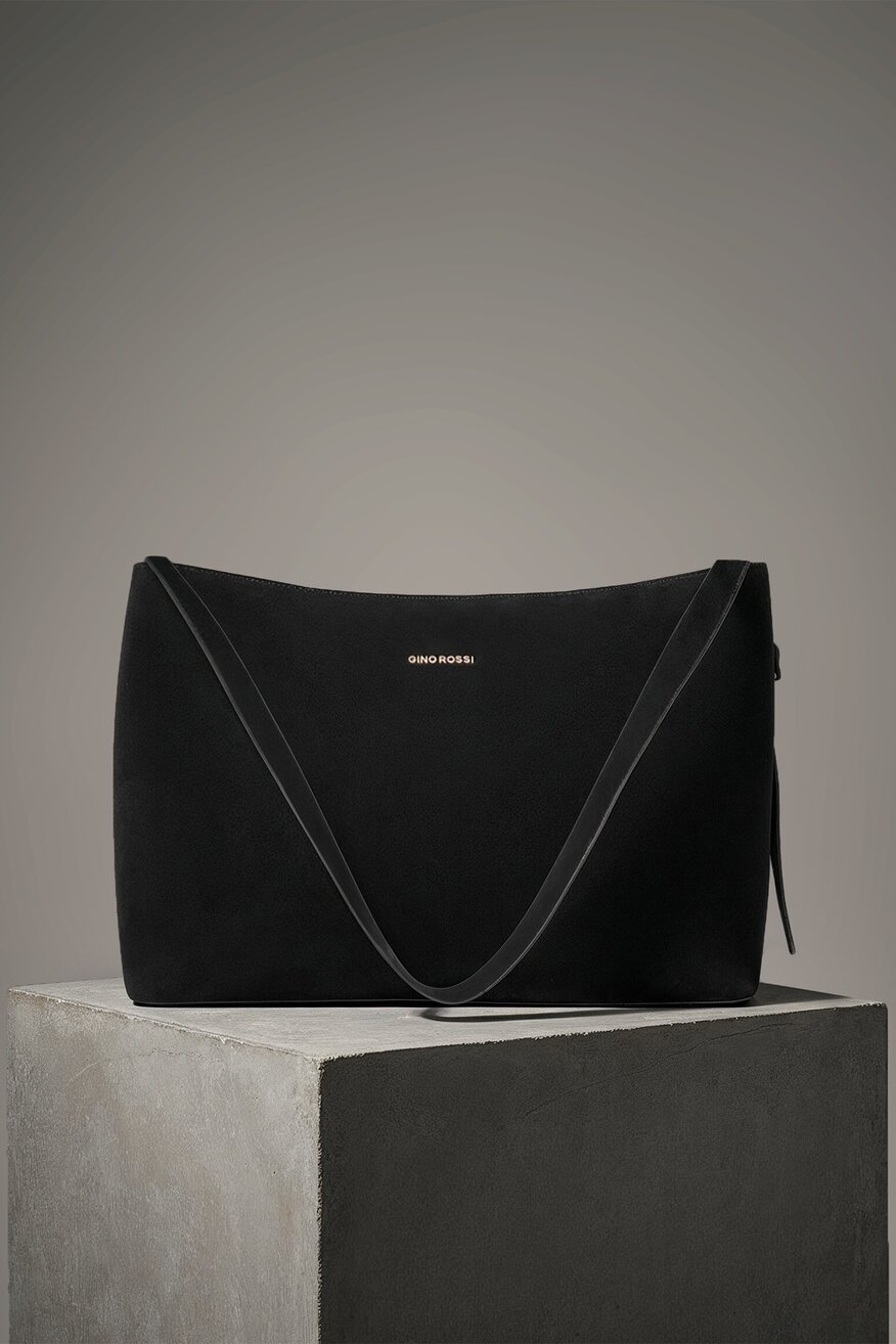 Дамска чанта Gino Rossi ЧЕРЕН - 5906751377178