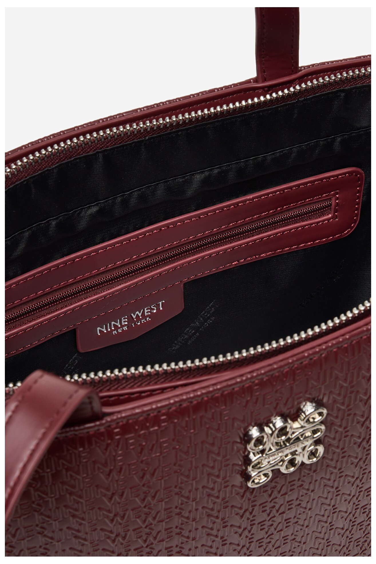Kézitáska NINE WEST CEO-HAMPSHIRE-IV-LDA8170 BORDÓ