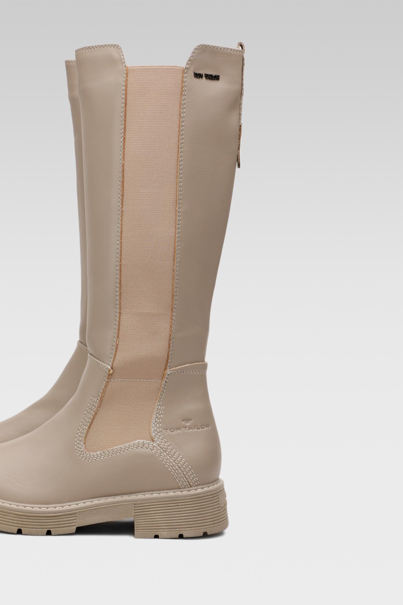 Kozaki Tom Tailor 4293517 Beżowy