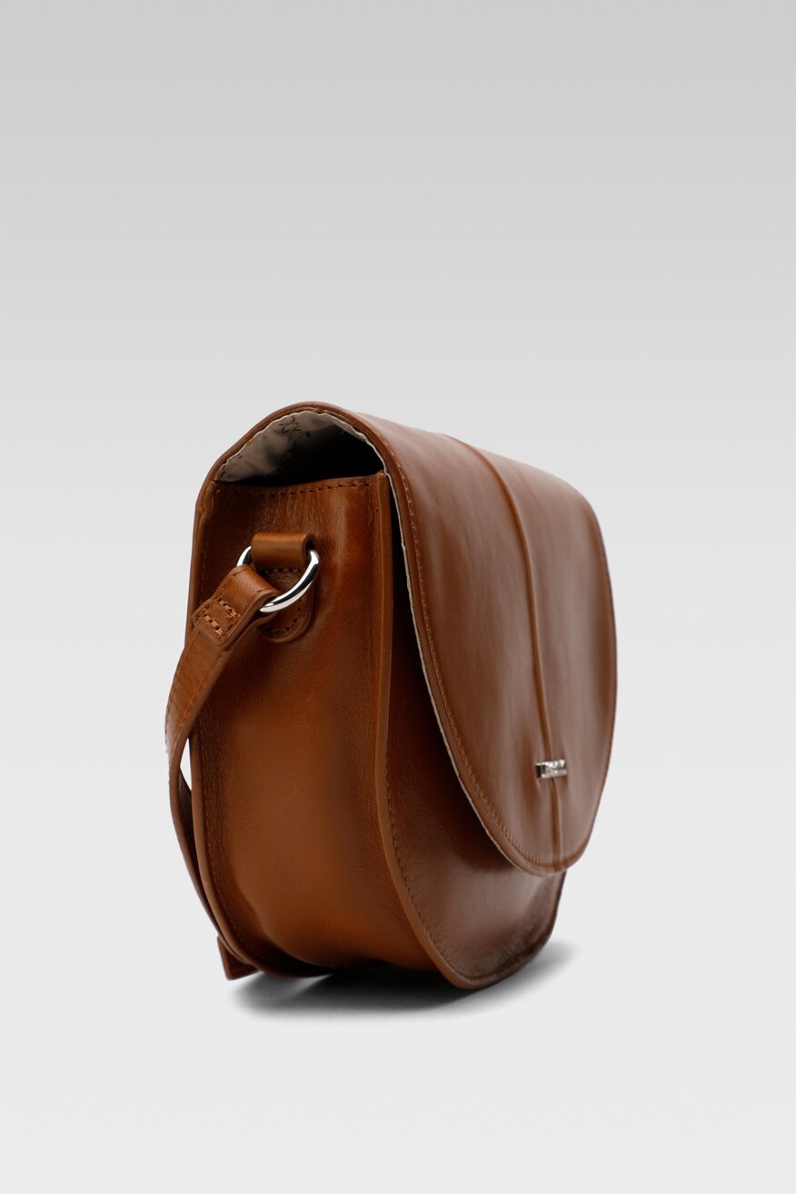 
                Lasocki - Torebka mała skórzana saddle bag - 5904862073026