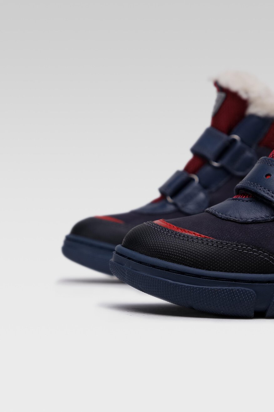 
                Lasocki Kids - Skórzane trzewiki granatowe - 5904248043018