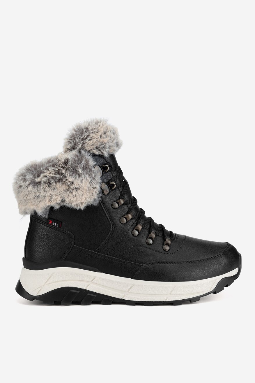 Rieker Revolution Lifestyle - Trzewiki skórzane ocieplane - 2230062961881