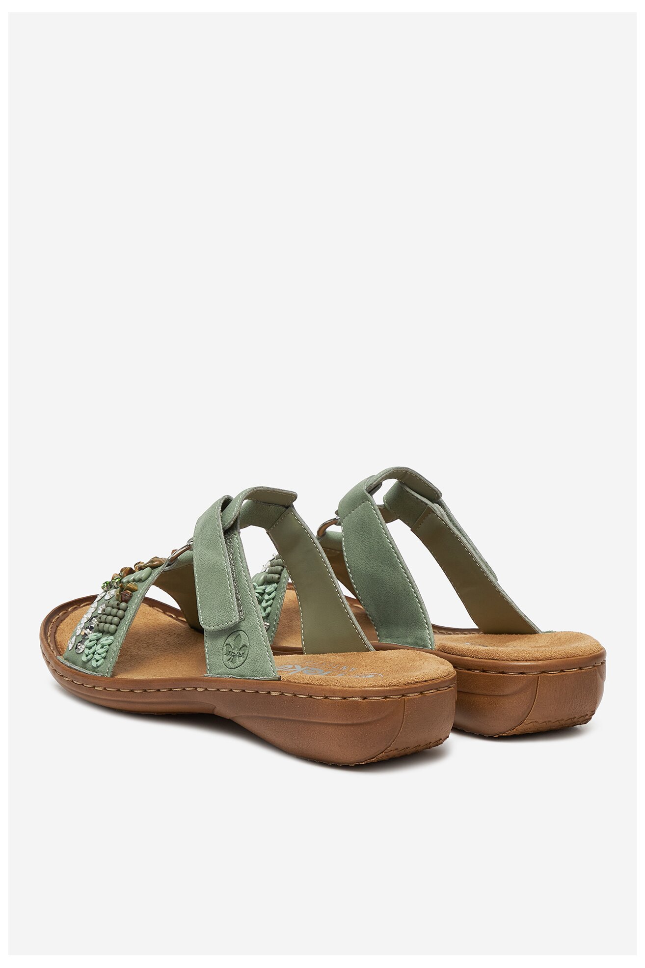 Șlapi Rieker 60814-52 VERDE DESCHIS