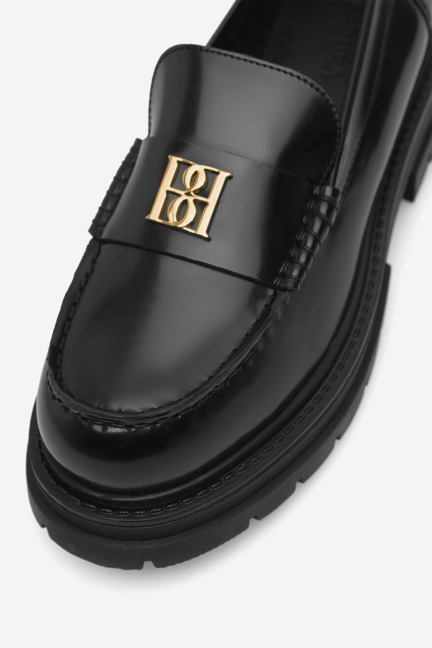 Badura - Loafersy skórzane - 5905588360957