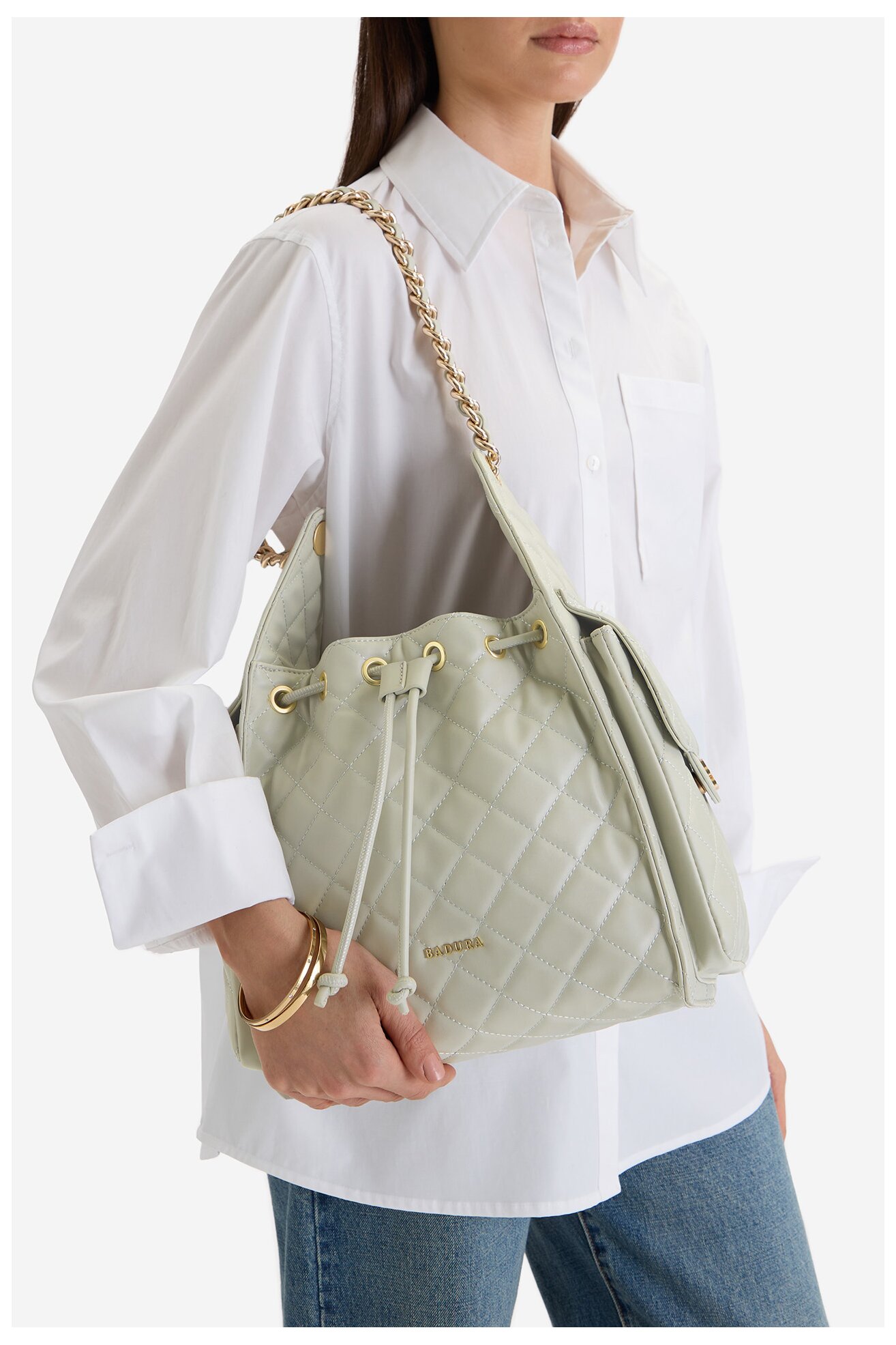 Сумка З Ремінцем Badura EO-HAIDI-RX8968 СВІТЛО-ОЛИВКОВИЙ