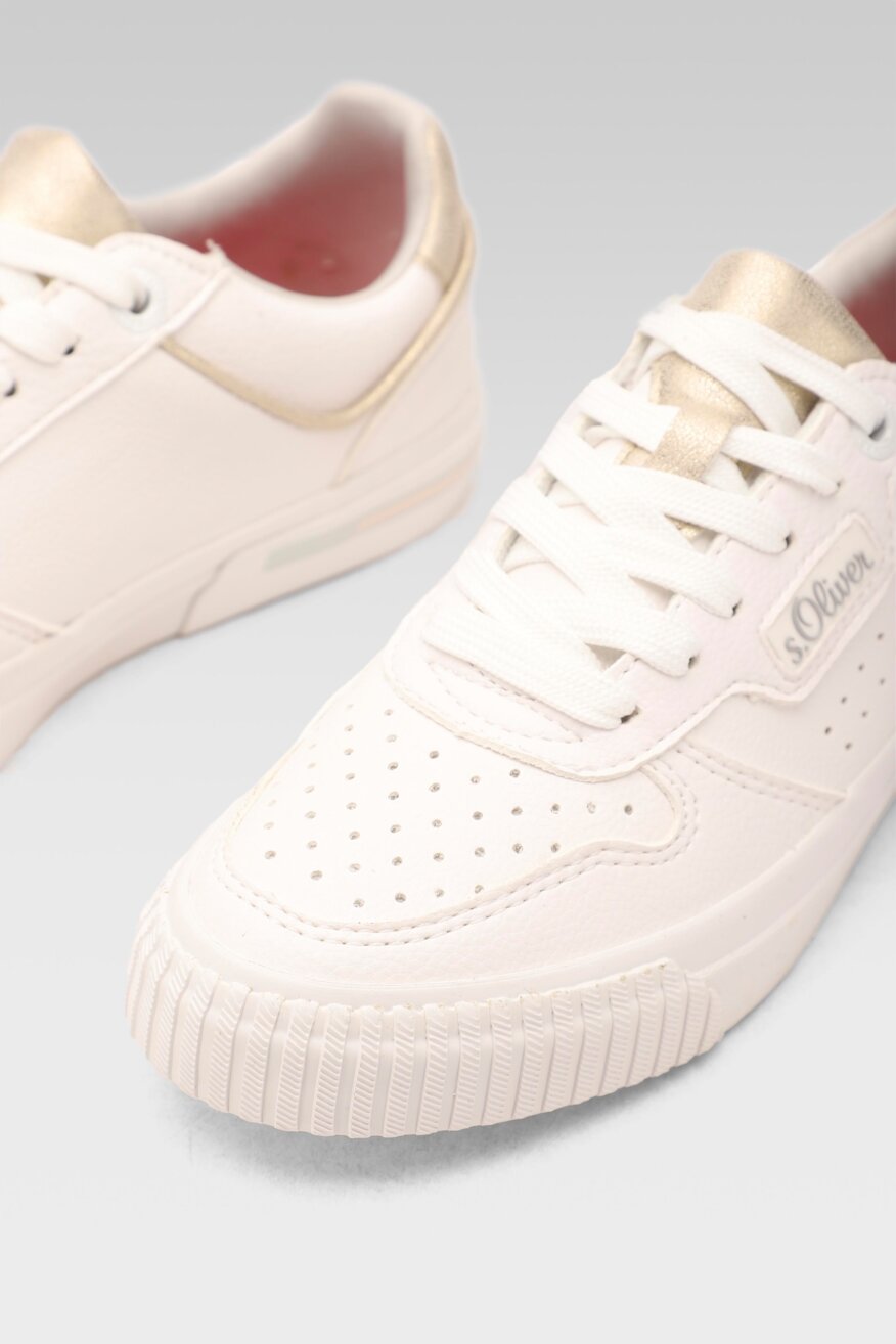 
                S.Oliver RED LABEL - Półbuty pastelowe białe - 5903698332123