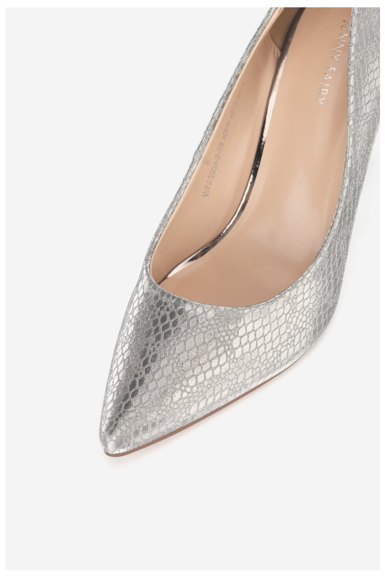 Czółenka Jenny Fairy WFA3004-2 Srebrny