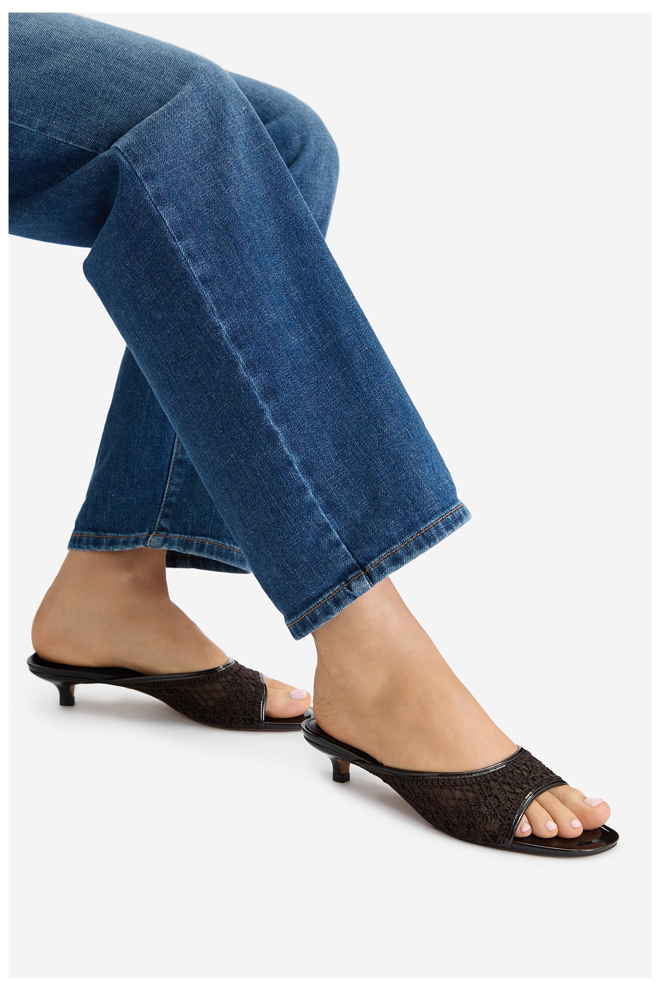 Klapki NINE WEST CEO-NV-015 Brązowy