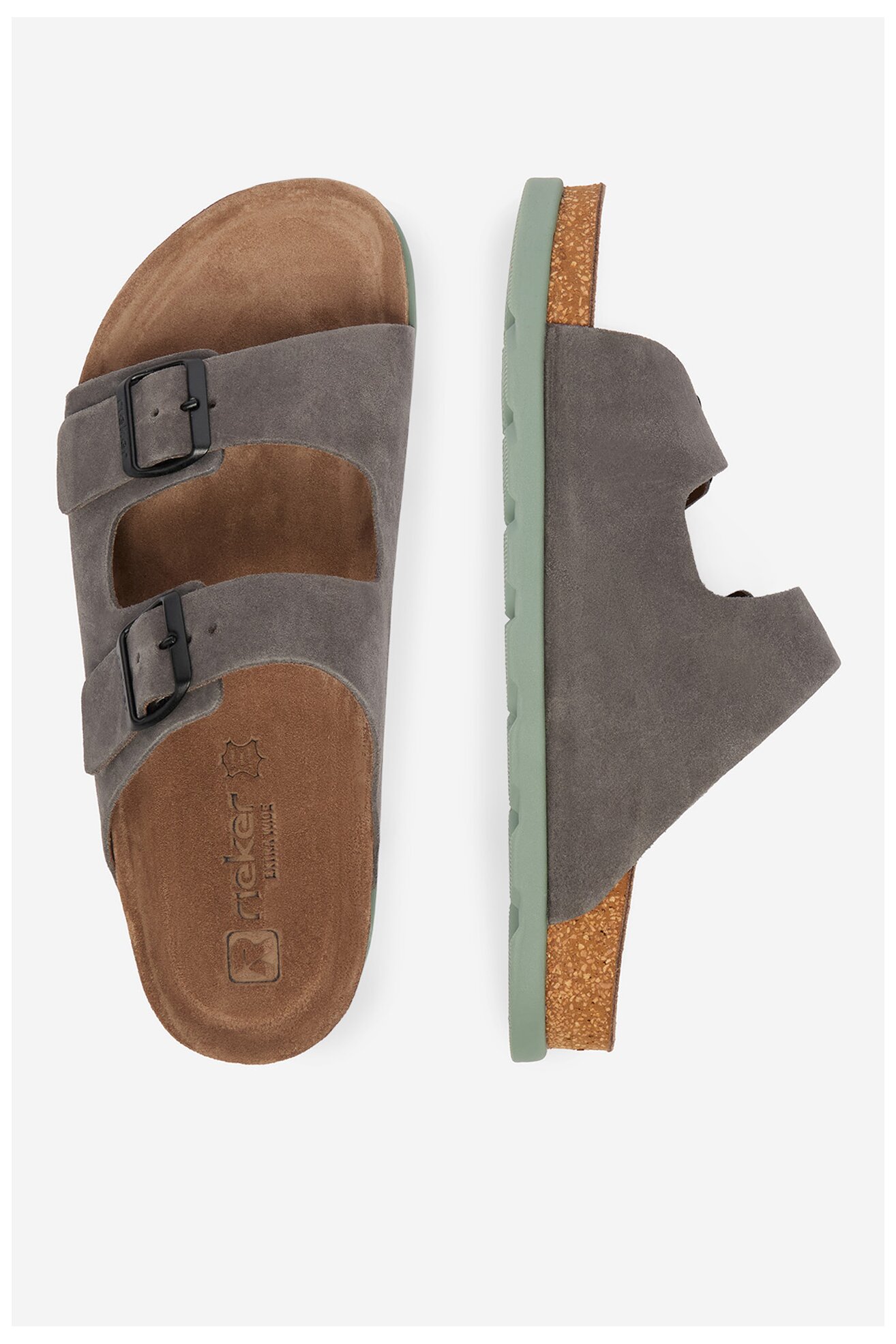 Джапанки Rieker CEO-21190-45 ТЪМНОСИВ