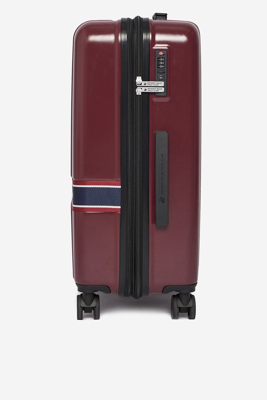 Bőrönd Beverly Hills Polo Club BORDÓ - 5906751553954
