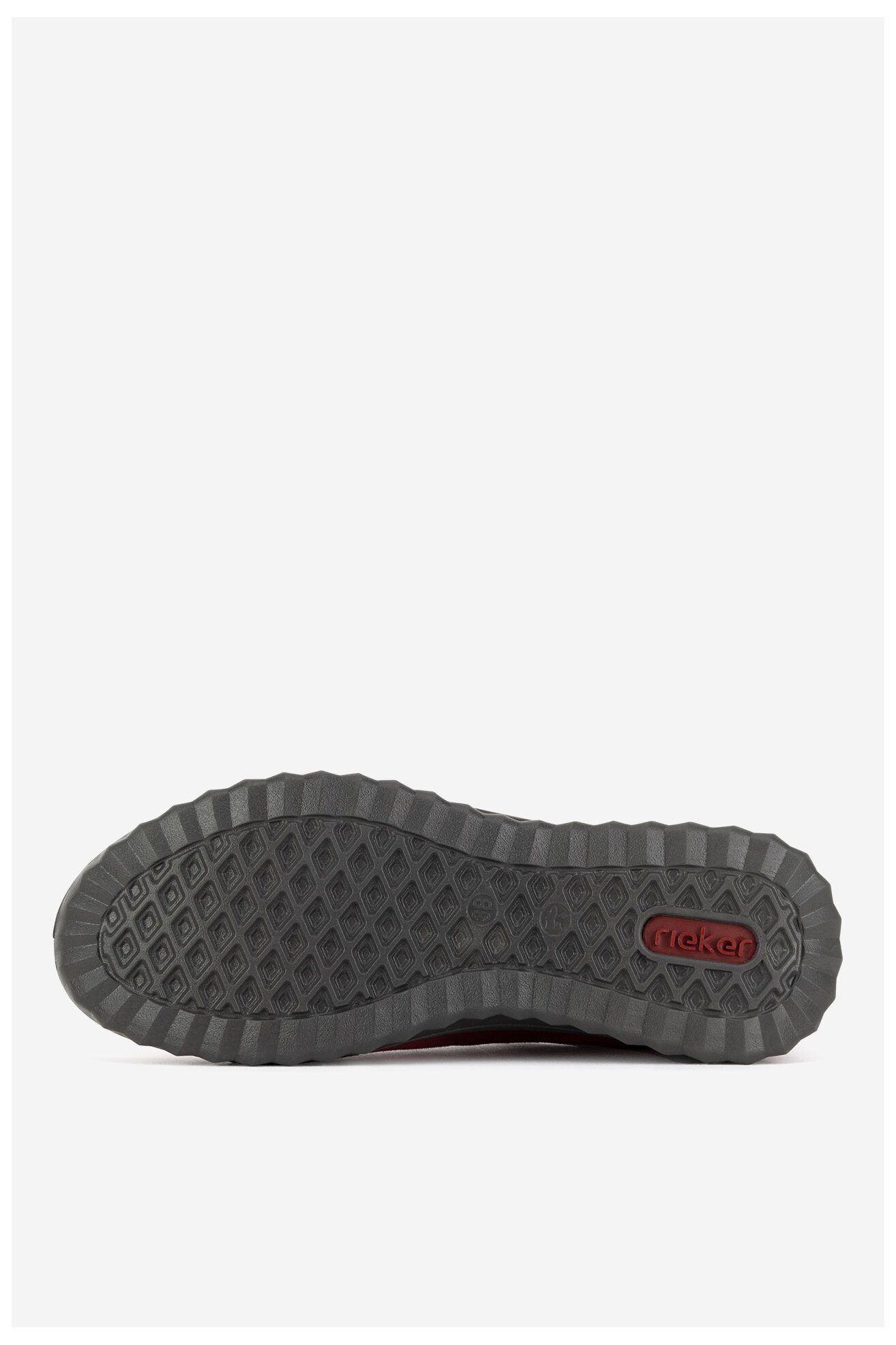 Sneakers Rieker 59000-35 Bordowy