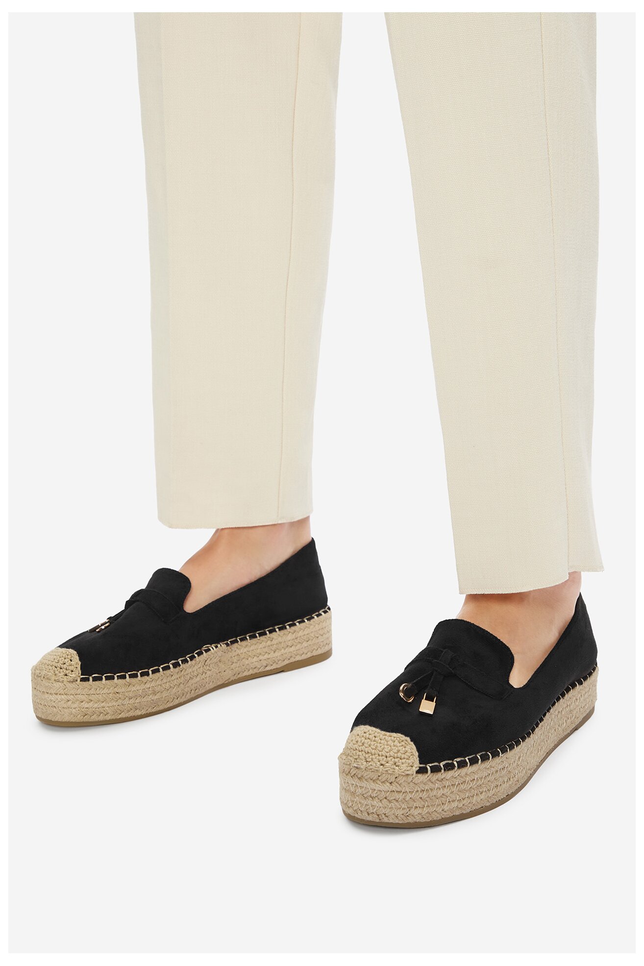 Espadrilky Jenny WSS990-259 ČERNÁ