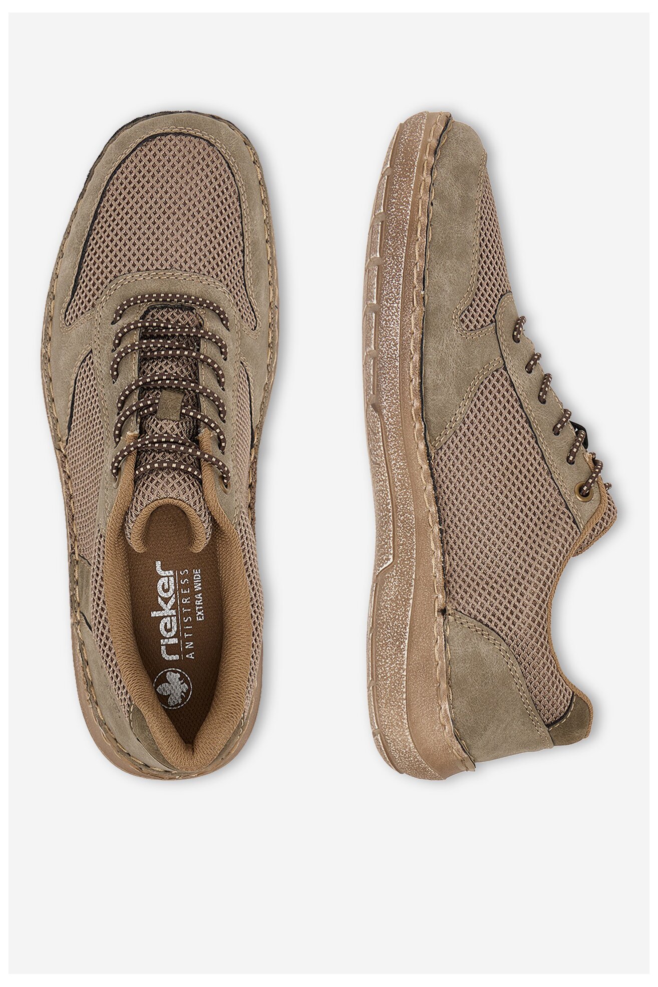 Половинки обувки Rieker CEO-03089-64 ТЪМНОБЕЖОВ