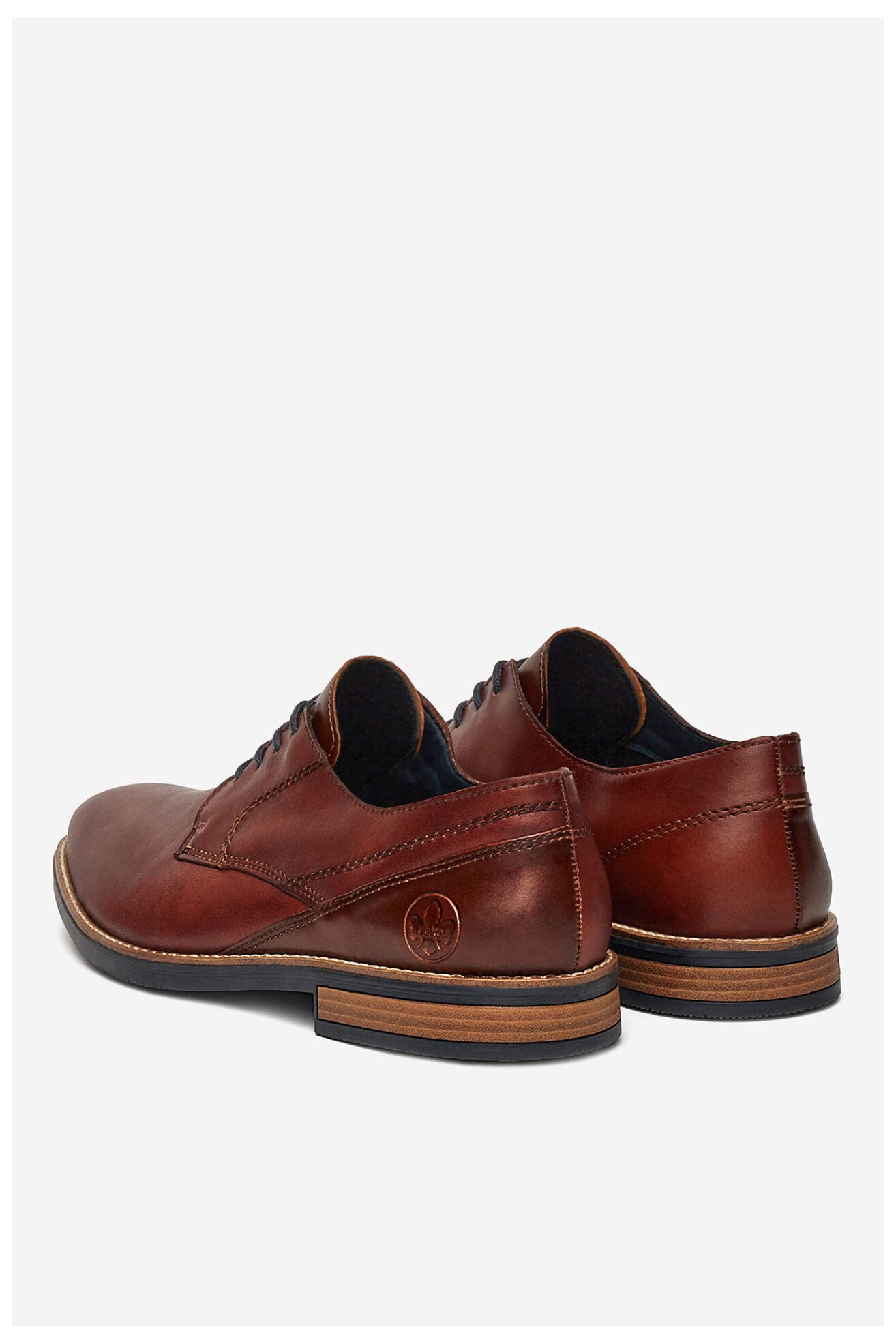 Półbuty Rieker 13519-24 Brązowy ciemny