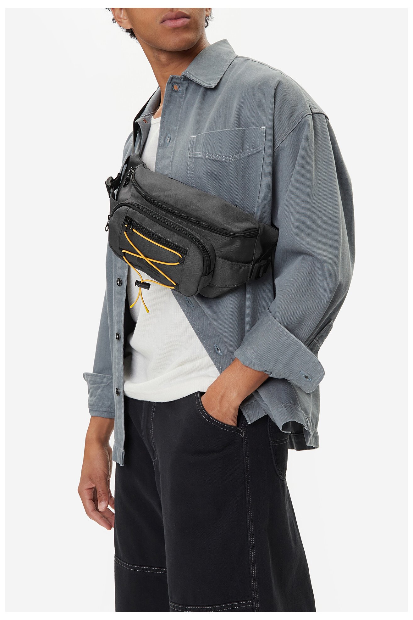 Muška torba QUIKSILVER C-QUIC-M-002-08 SIVA