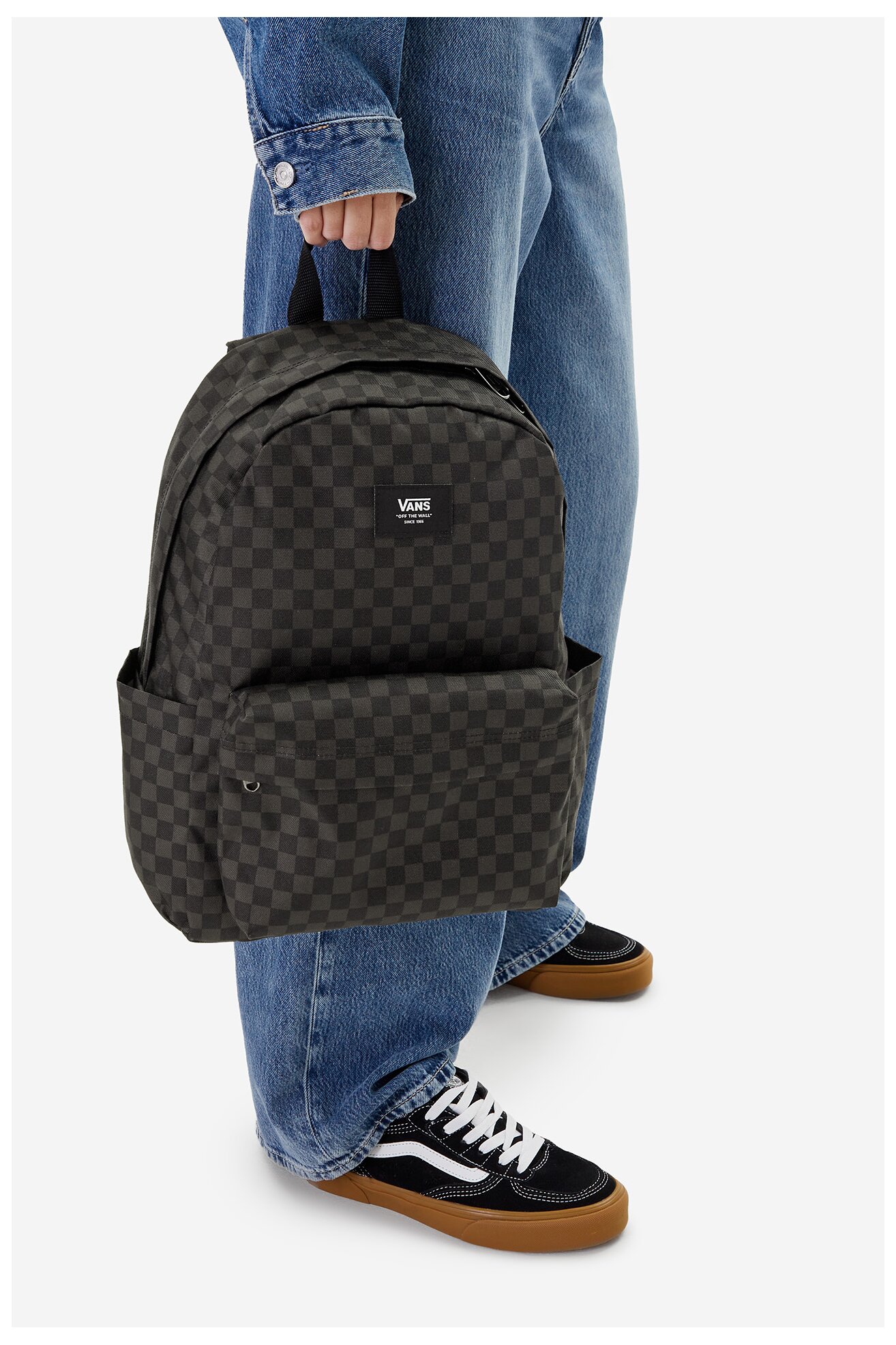 Ranac Vans OLD SKOOL GROM CHECK VN000J3KBA5 CRNA