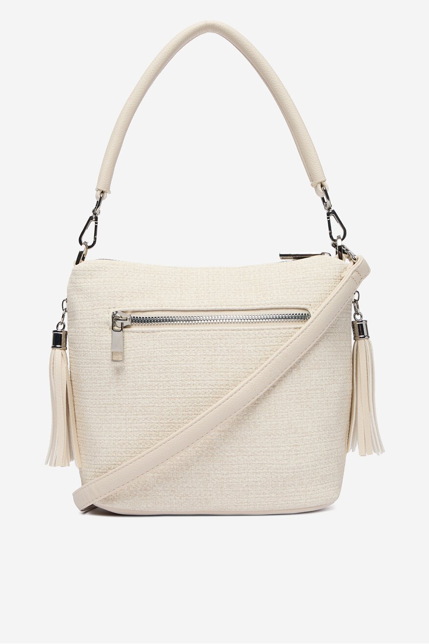 Дамска чанта Lasocki СЛОНОВА КОСТ - 5906751564974