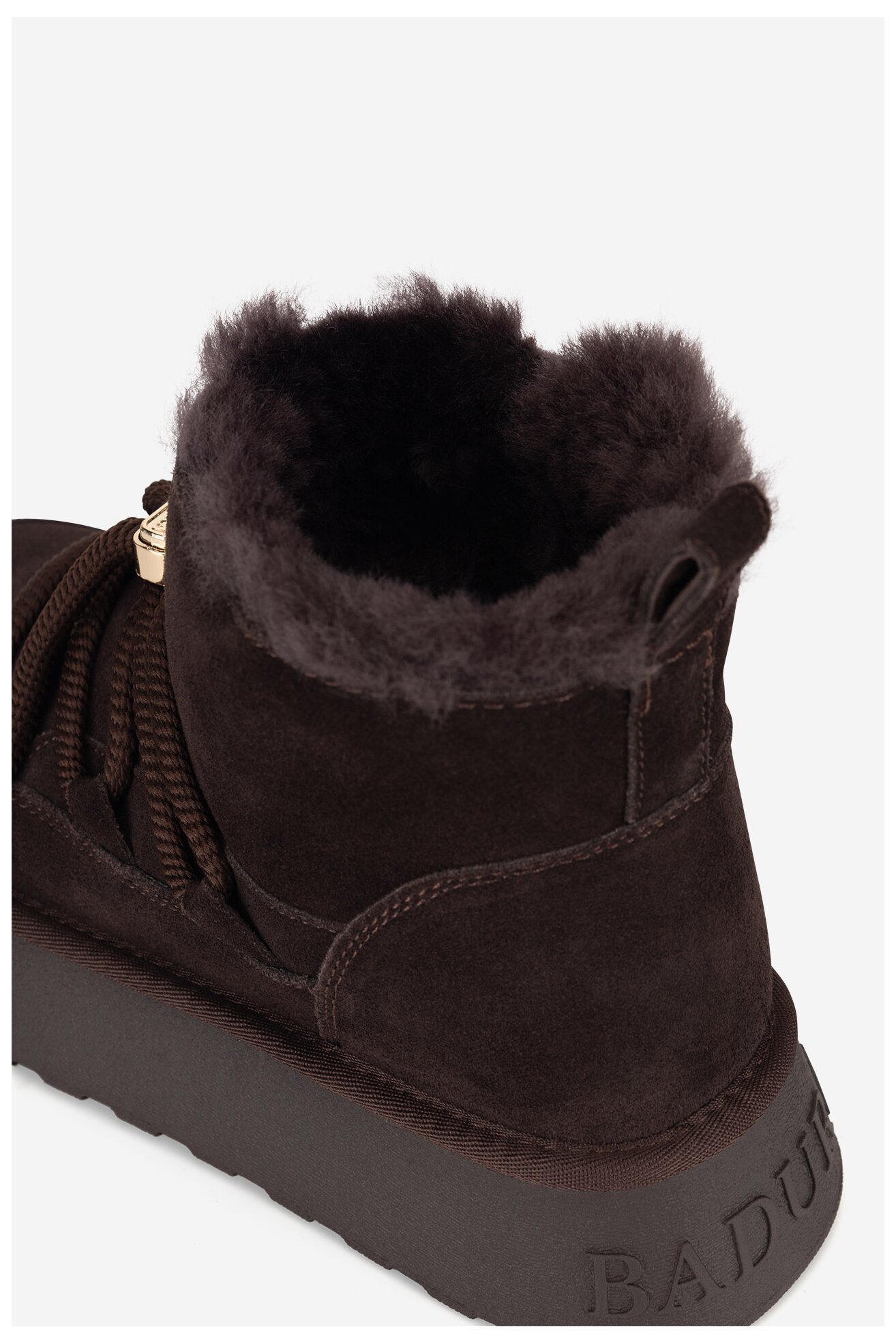 Botki Badura WFA3111-6Z Brązowy ciemny