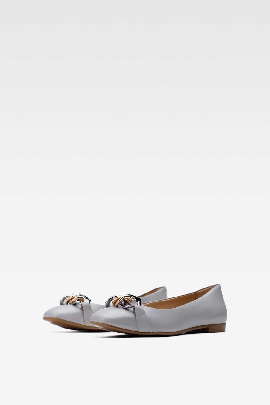 Lasocki - Baleriny skórzane - 5904862591261