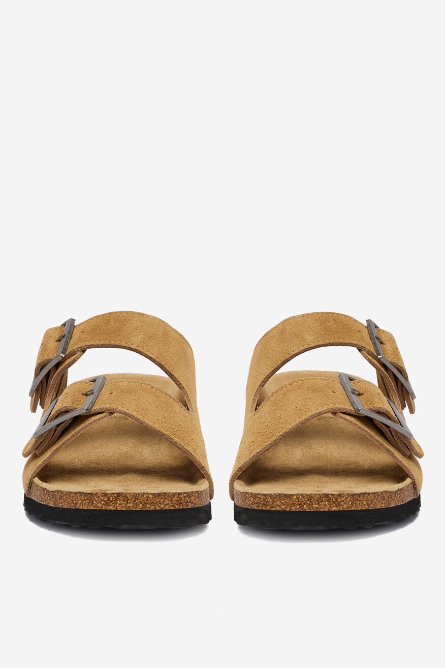 
                Go Soft - Klapki skórzane - 5907964095415