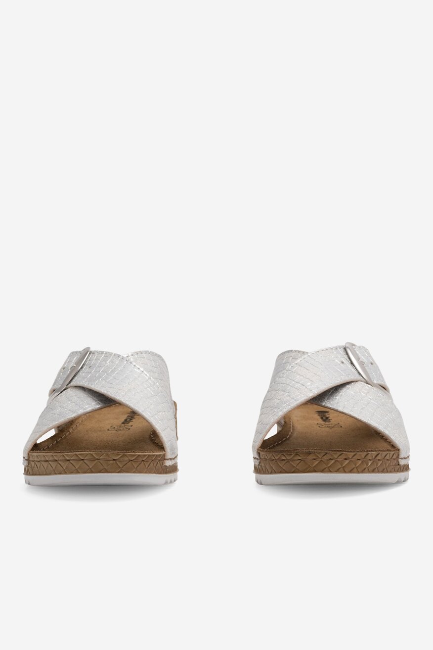 Inblu - Klapki srebrne - 5904862841601