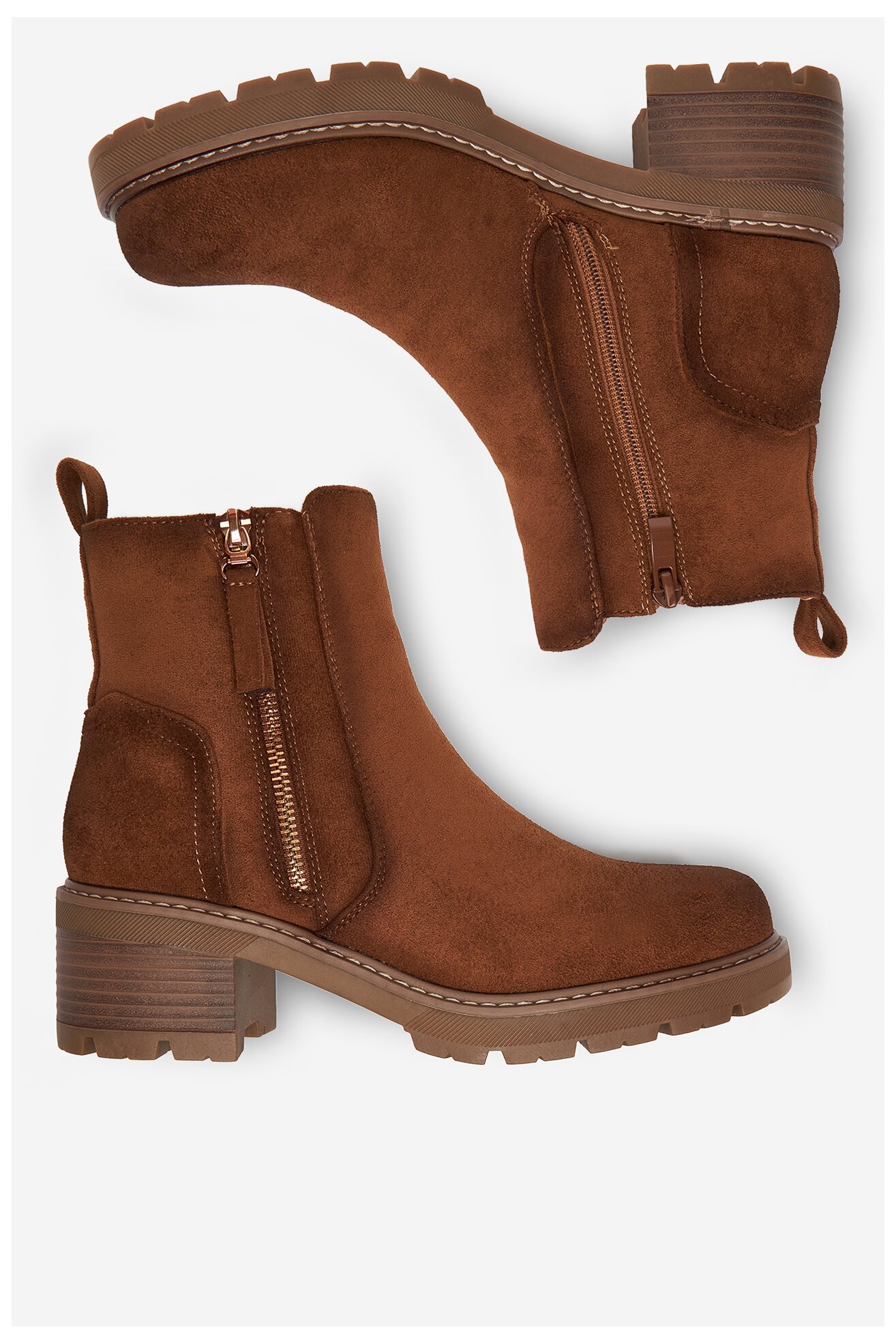 Kratke čizme Clara Barson CEO-HY58222-1 BRAON