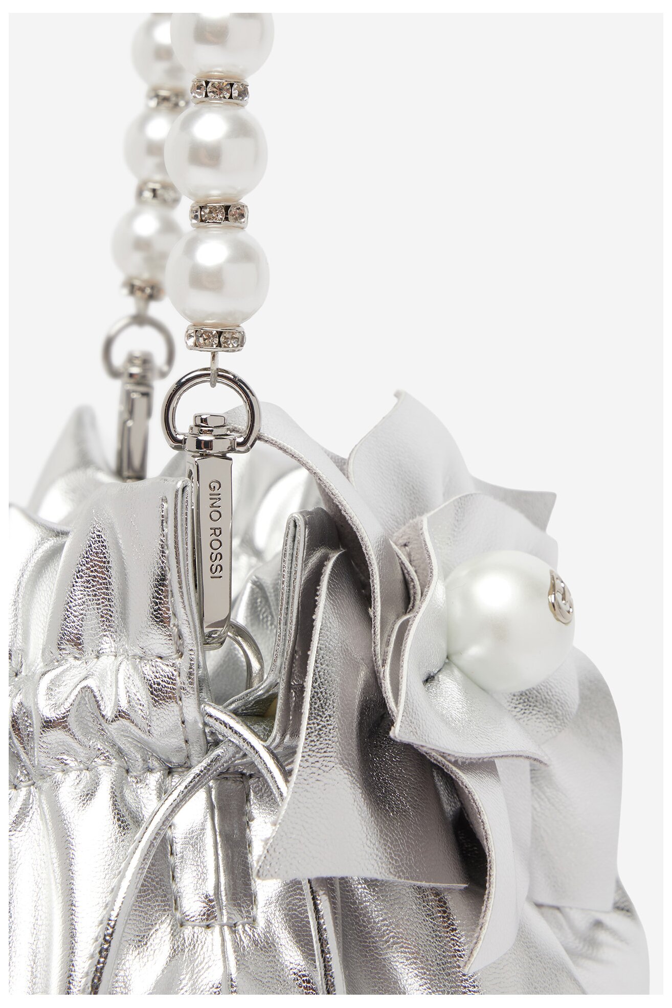 Torebka Gino Rossi EO-ROSE-LA224-19454 Srebrny