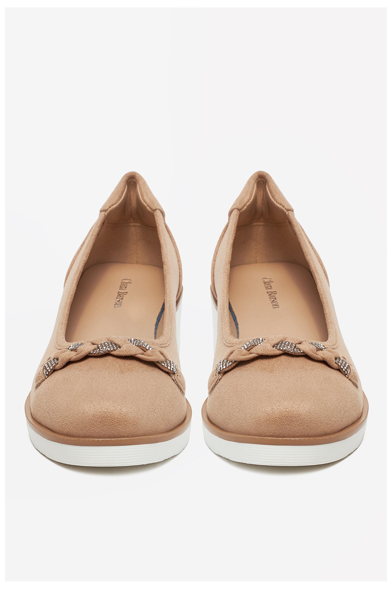 Baleriny Clara Barson WYL3395-7 Beżowy