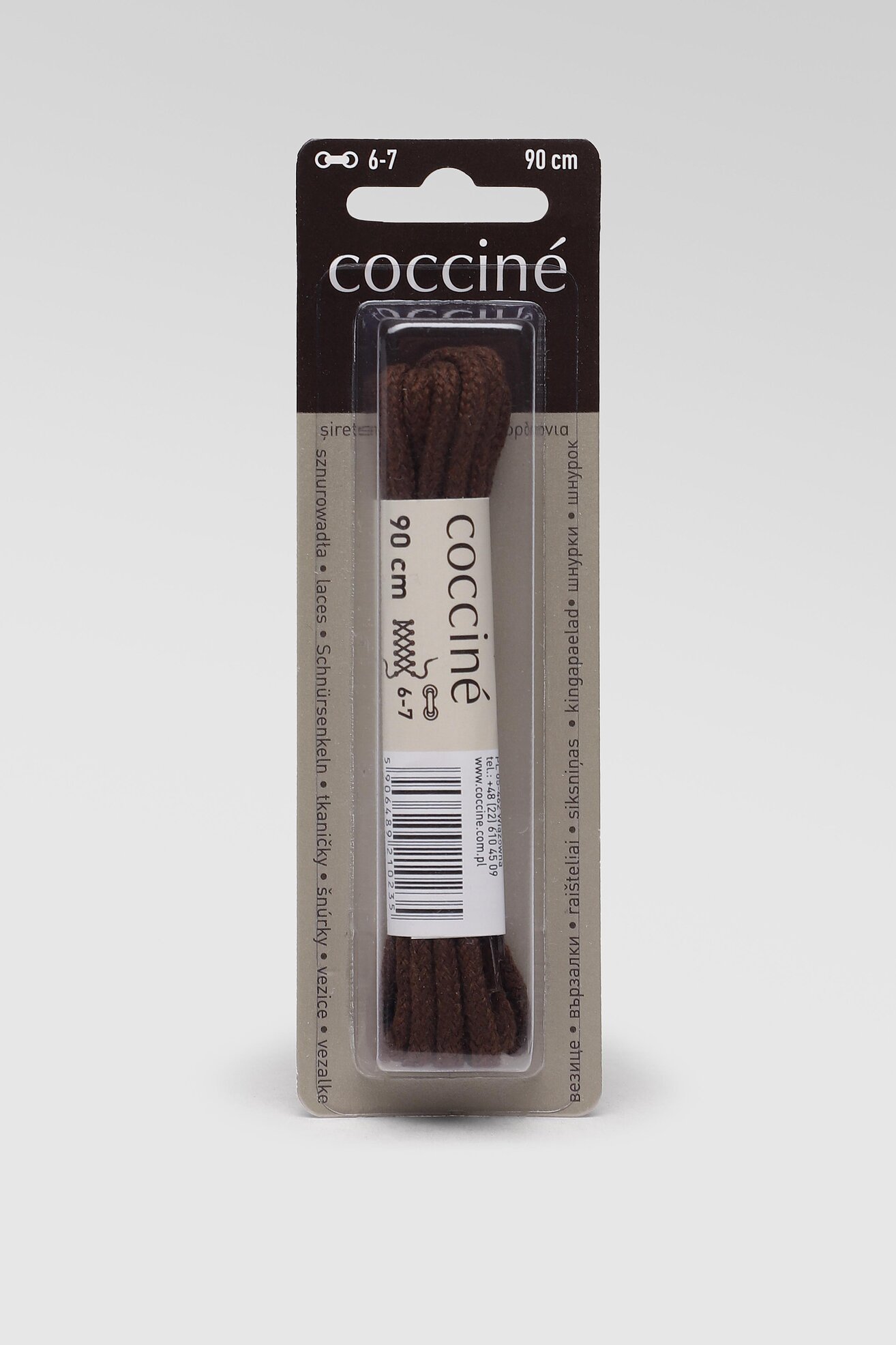 Pertle Coccine COCCINE SZNUROWADŁA 90 cm FI=3 BRAON